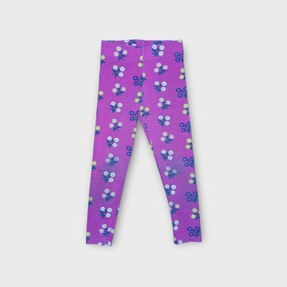 Mini Boden Floral Pattern Pink Leggings